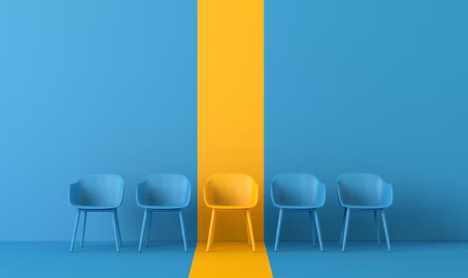 Yellow Chair Blue Chairs 864595 89522